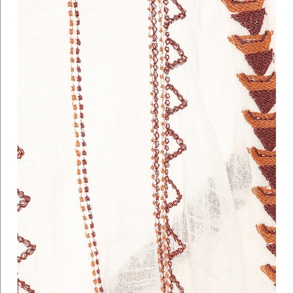 NWT Free People Saffron Embroidered Tunic in Ivory - Picture 6 of 14